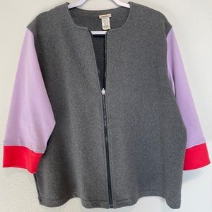 Neiman Marcus zip up jacket